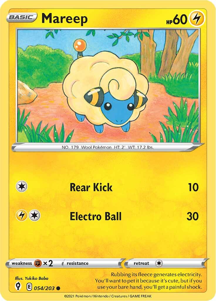 Mareep (054/203) [Sword & Shield: Evolving Skies] | Devastation Store