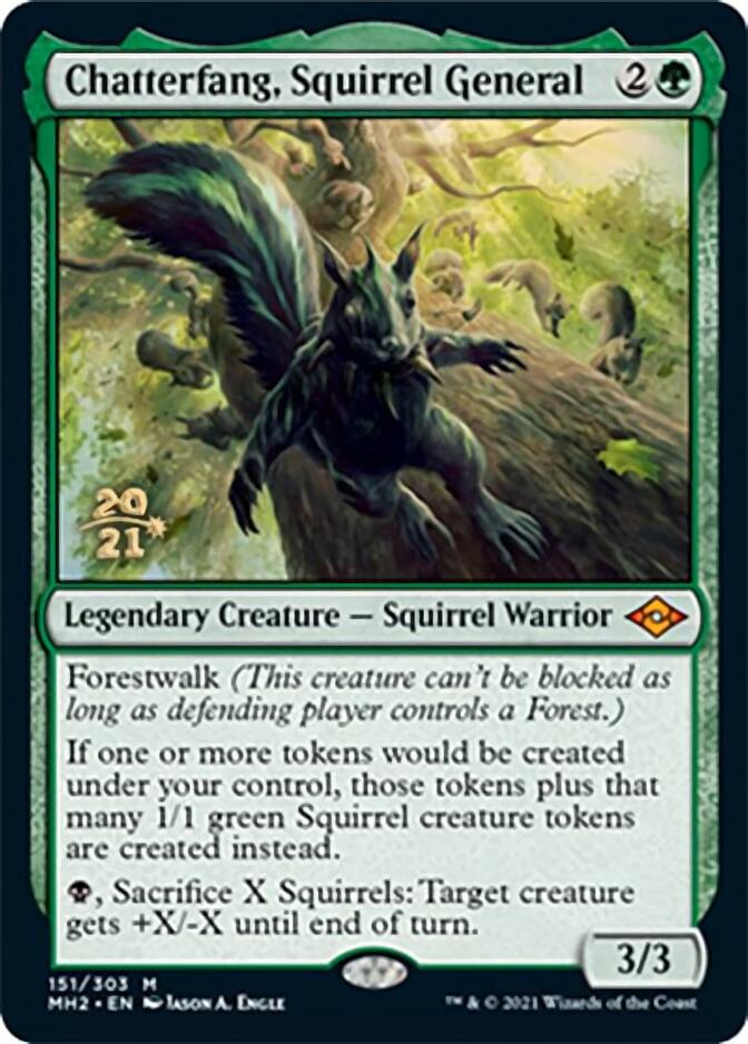 Chatterfang, Squirrel General [Modern Horizons 2 Prerelease Promos] | Devastation Store