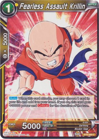 Fearless Assault Krillin (Reprint) (BT6-089) [Battle Evolution Booster] | Devastation Store