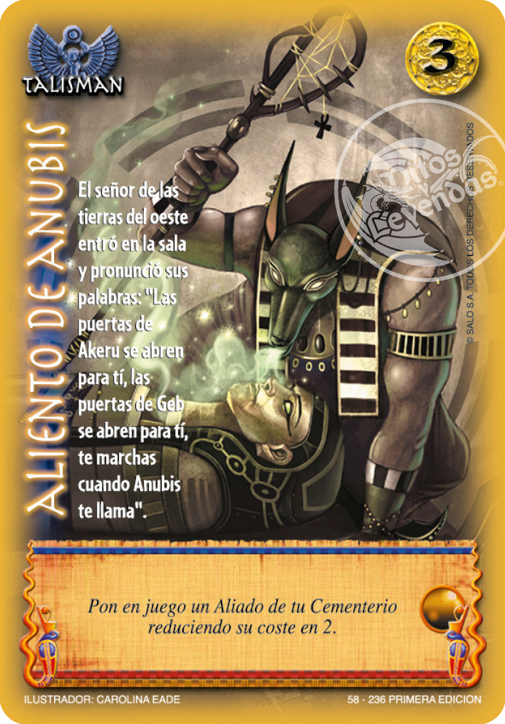 Aliento de Anubis, Leyendas - Devastation Store | Devastation Store