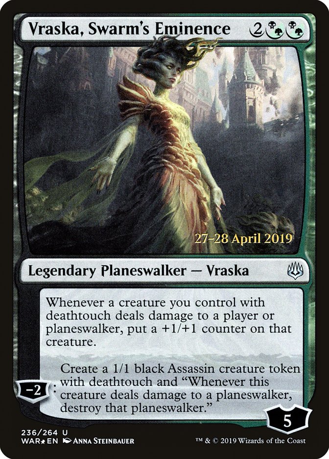 Vraska, Swarm's Eminence  [War of the Spark Prerelease Promos] | Devastation Store