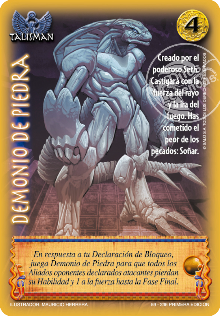 Demonio de Piedra, Leyendas - Devastation Store | Devastation Store