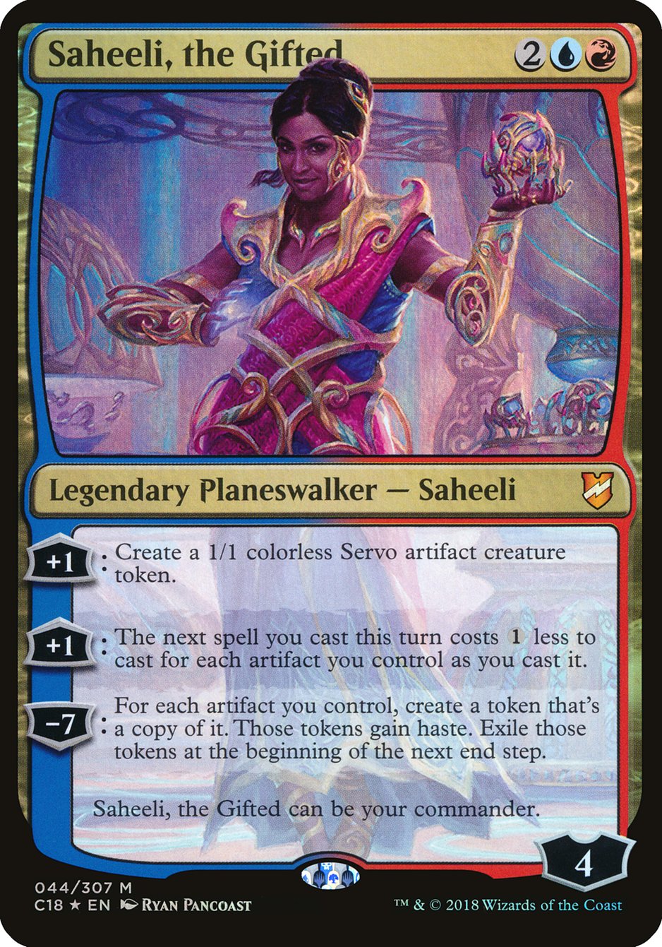 Saheeli, the Gifted (Oversized) [Commander 2018 Oversized] | Devastation Store