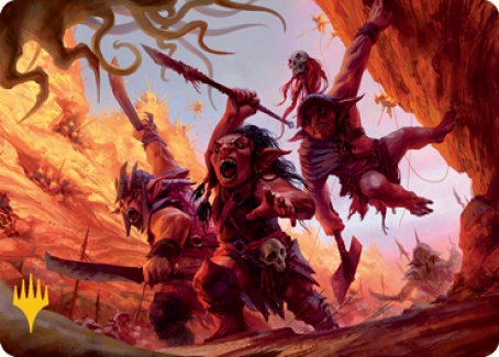 Goblin Art Card (Gold-Stamped Signature) [Dungeons & Dragons: Adventures in the Forgotten Realms Art Series] | Devastation Store
