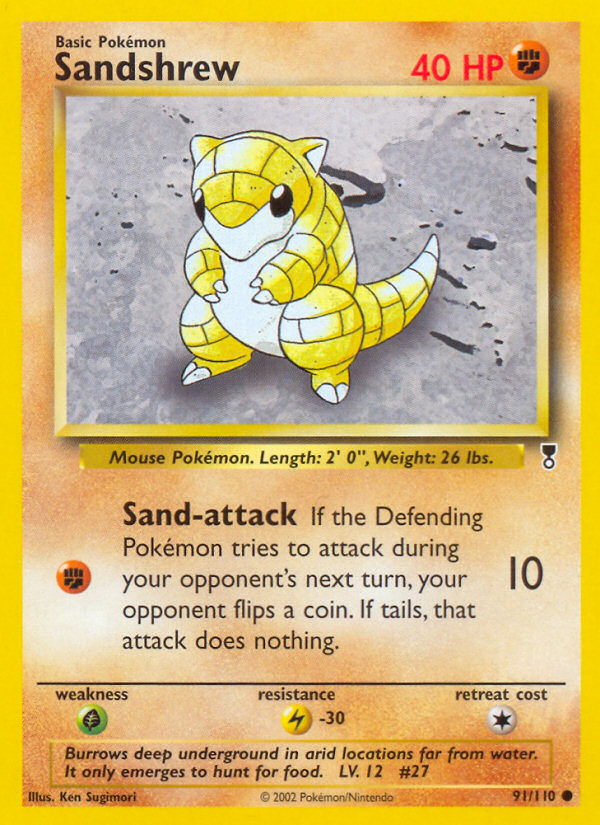 Sandshrew (91/110) [Legendary Collection] | Devastation Store