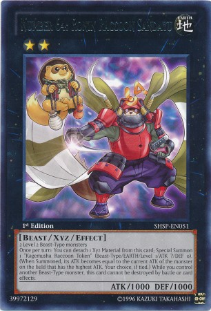 Number 64: Ronin Raccoon Sandayu [SHSP-EN051] Rare | Devastation Store