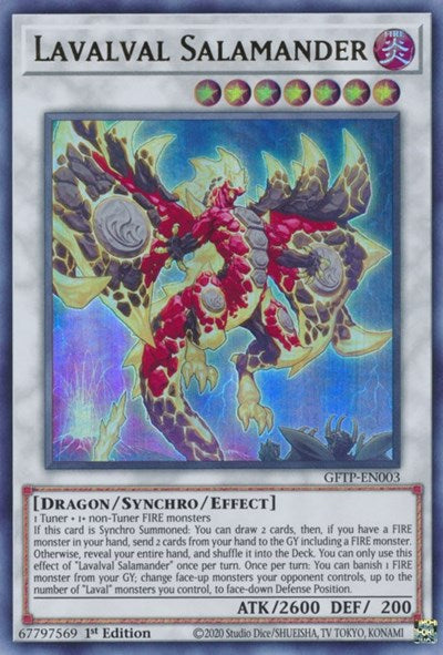 Lavalval Salamander [GFTP-EN003] Ultra Rare | Devastation Store
