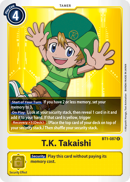 T.K. Takaishi [BT1-087] [Release Special Booster Ver.1.0] | Devastation Store