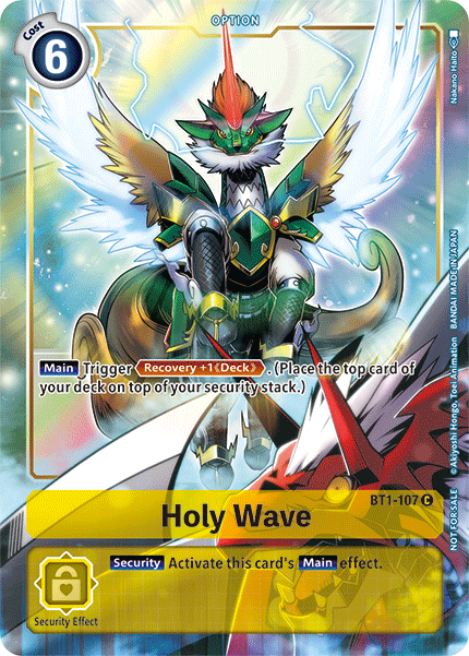 Holy Wave [BT1-107] (Dash Pack) [Release Special Booster Ver.1.5 Promos] | Devastation Store