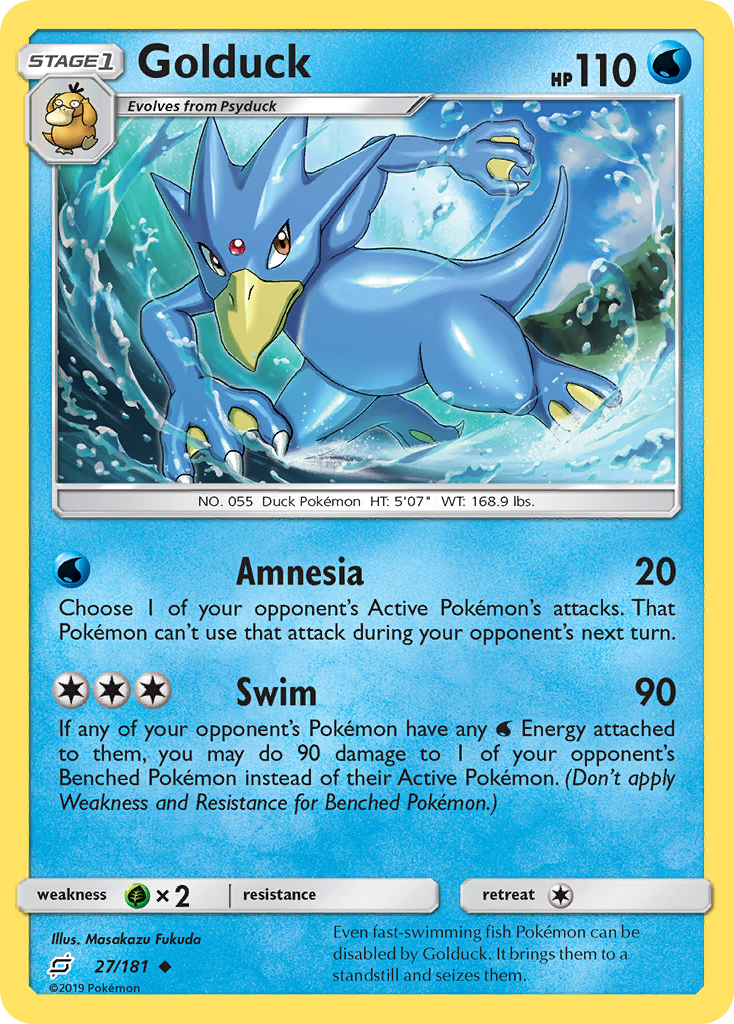 Golduck (27/181) [Sun & Moon: Team Up] | Devastation Store