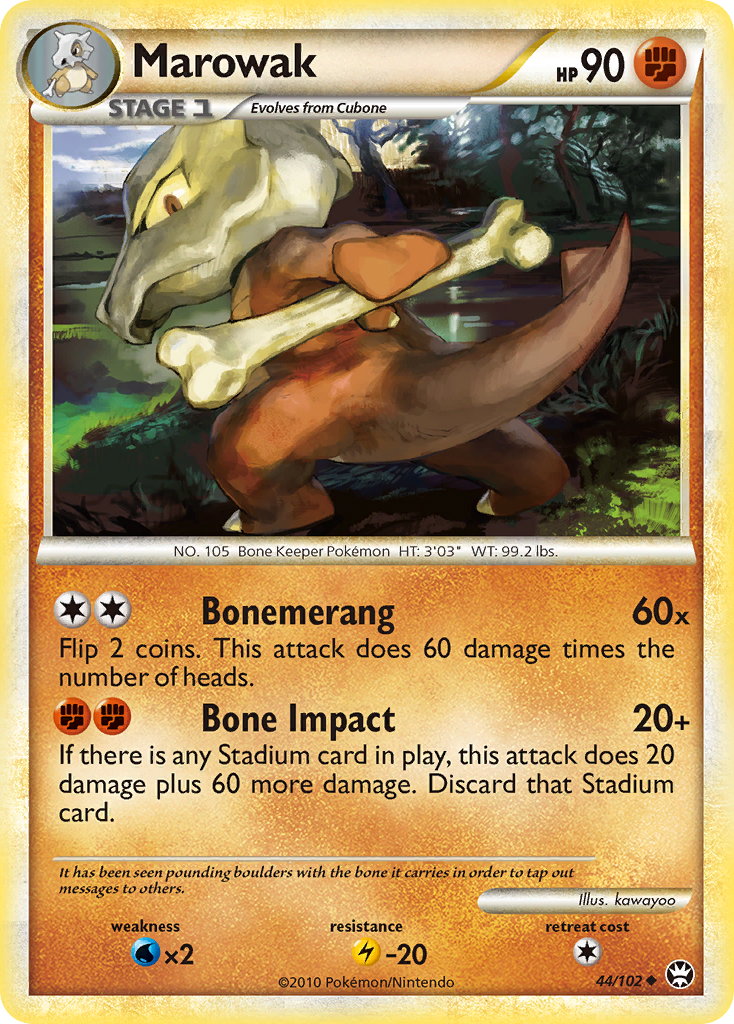 Marowak (44/102) [HeartGold & SoulSilver: Triumphant] | Devastation Store
