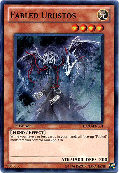 Fabled Urustos [HA03-EN001] Super Rare | Devastation Store