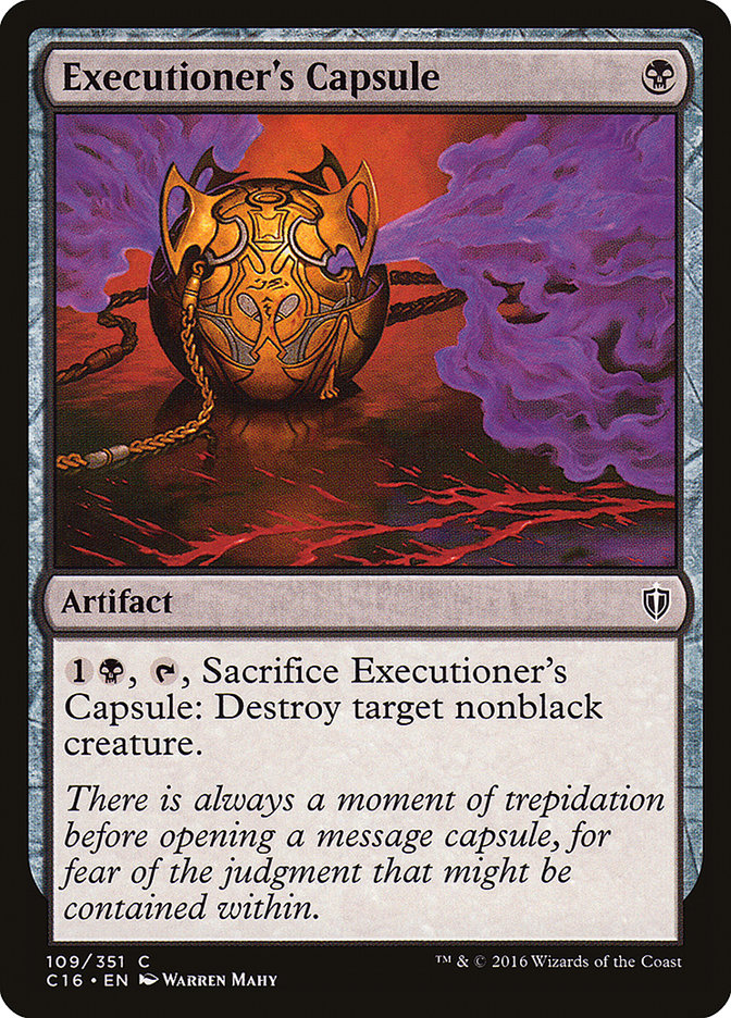 Executioner's Capsule [Commander 2016] - Devastation Store | Devastation Store