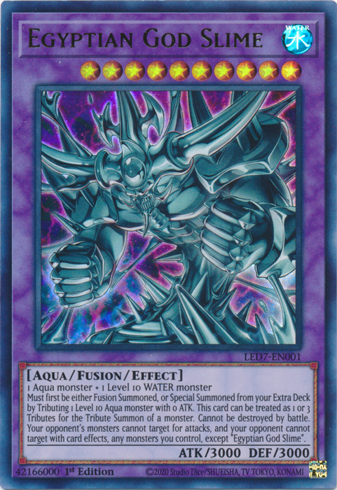 Egyptian God Slime [LED7-EN001] Ultra Rare | Devastation Store