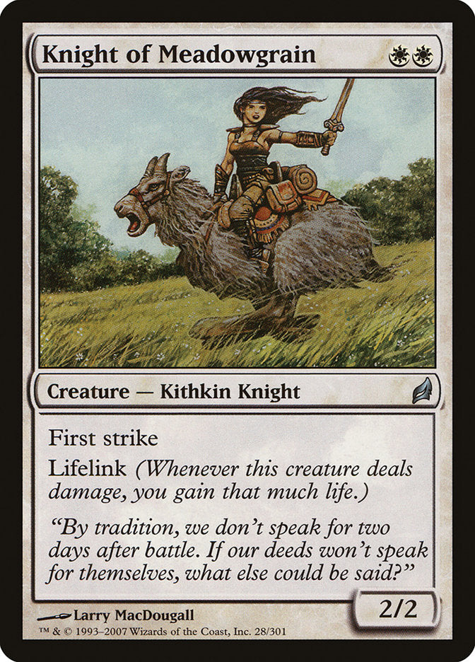Knight of Meadowgrain [Lorwyn] - Devastation Store | Devastation Store