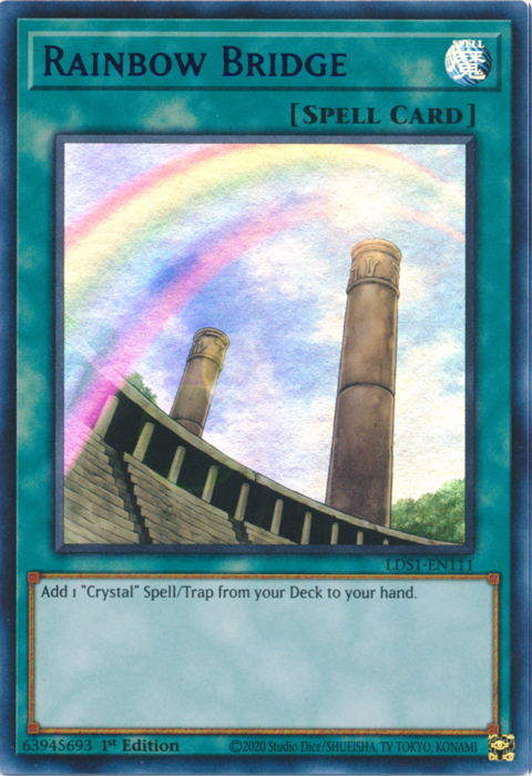 Rainbow Bridge (Blue) [LDS1-EN111] Ultra Rare | Devastation Store