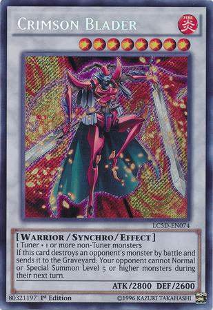 Crimson Blader [LC5D-EN074] Secret Rare | Devastation Store