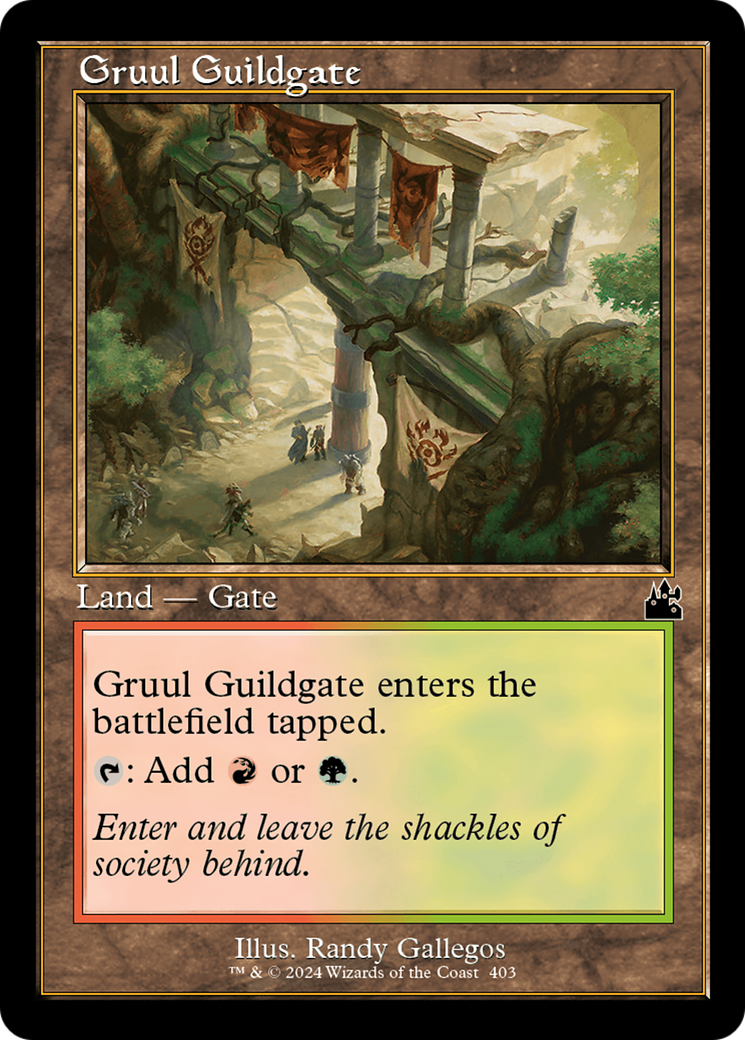 Gruul Guildgate (Retro Frame) [Ravnica Remastered] | Devastation Store