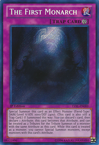 The First Monarch [LVAL-EN089] Secret Rare | Devastation Store