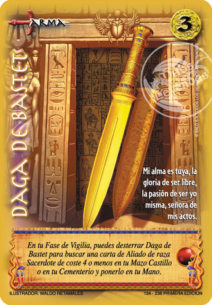 Daga de Bastet, Leyendas - Devastation Store | Devastation Store