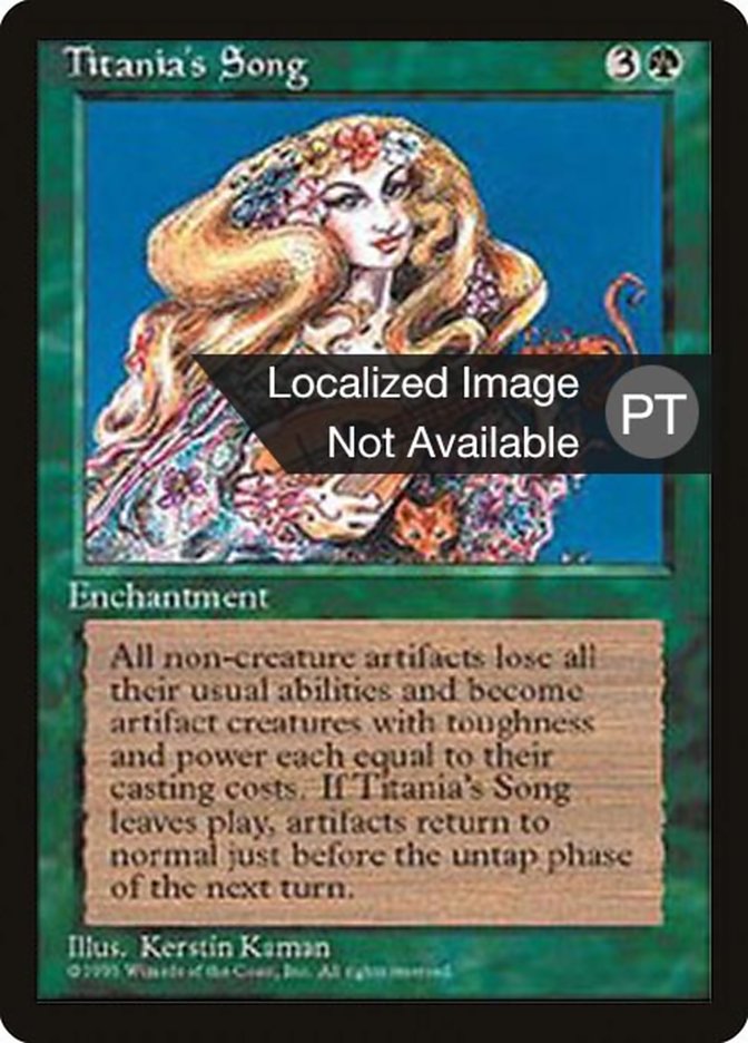 Titania's Song [Fourth Edition (Foreign Black Border)] | Devastation Store
