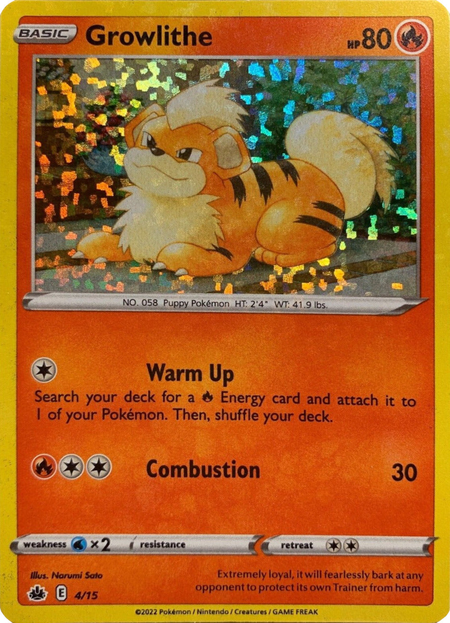 Growlithe (4/15) [McDonald's Promos: Match Battle] | Devastation Store