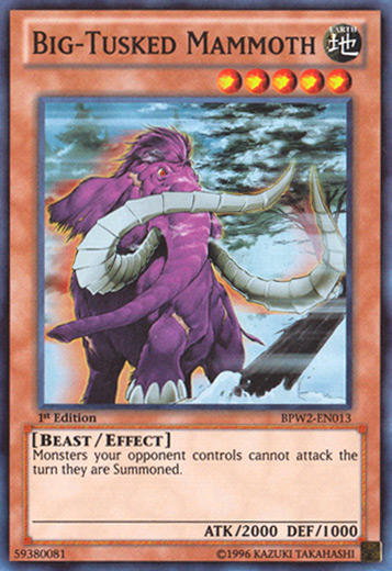 Big-Tusked Mammoth [BPW2-EN013] Super Rare | Devastation Store