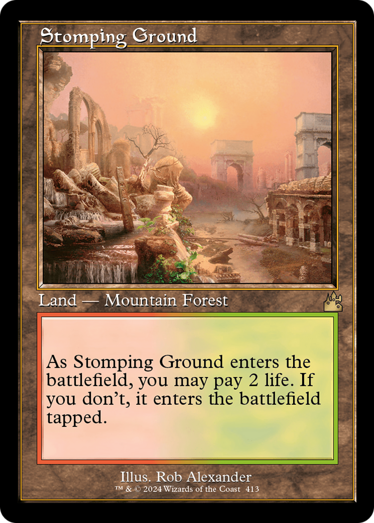 Stomping Ground (Retro) [Ravnica Remastered] | Devastation Store