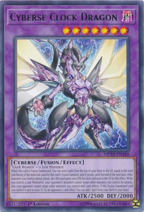 Cyberse Clock Dragon [MP19-EN180] Rare | Devastation Store