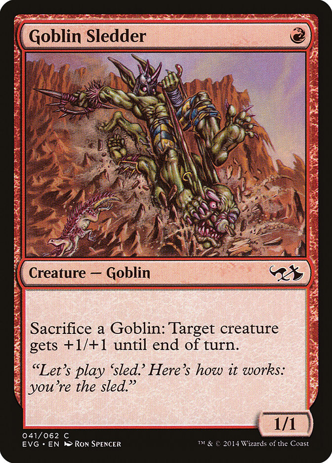 Goblin Sledder (Elves vs. Goblins) [Duel Decks Anthology] - Devastation Store | Devastation Store