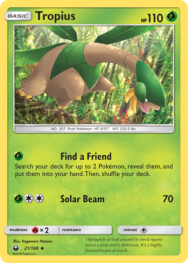 Tropius (21/168) [Sun & Moon: Celestial Storm] | Devastation Store