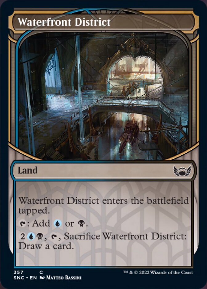 Waterfront District (Showcase Skyscraper) [Streets of New Capenna] | Devastation Store