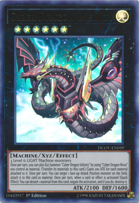 Cyber Dragon Infinity [DUOV-EN059] Ultra Rare | Devastation Store
