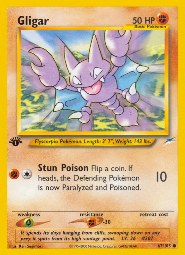 Gligar (67/105) [Neo Destiny 1st Edition] | Devastation Store