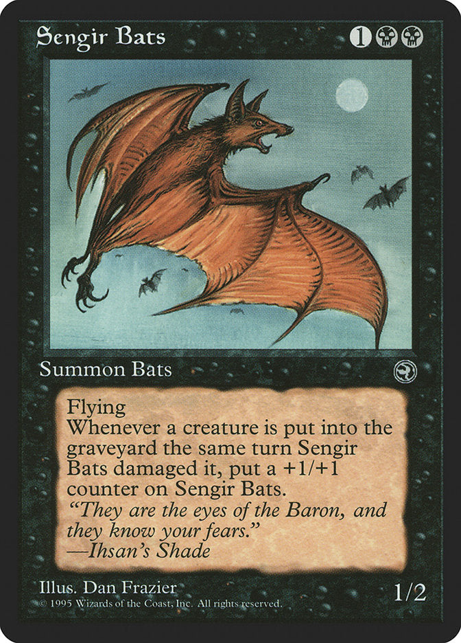 Sengir Bats (Ihsan's Shade Flavor Text) [Homelands] - Devastation Store | Devastation Store
