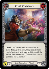 Crush Confidence (Yellow) [WTR064-C] Alpha Print Rainbow Foil - Devastation Store | Devastation Store