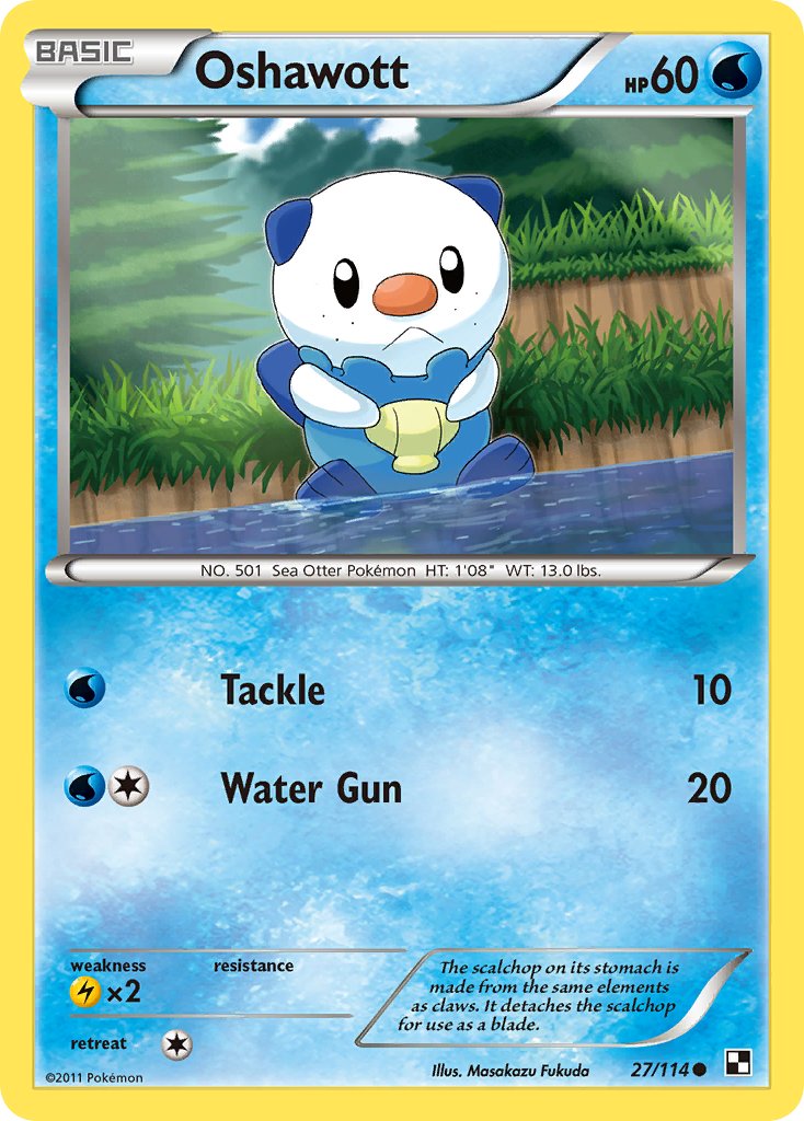 Oshawott (27/114) [Alternate Art Promos] | Devastation Store