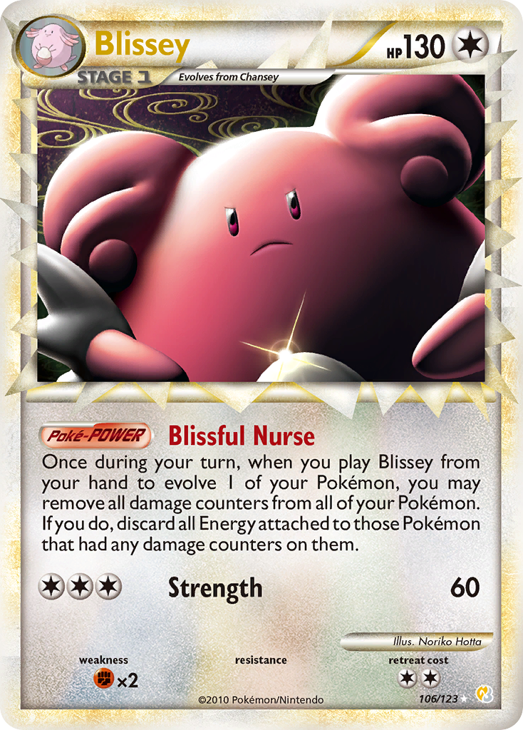 Blissey (106/123) [HeartGold & SoulSilver: Base Set] | Devastation Store