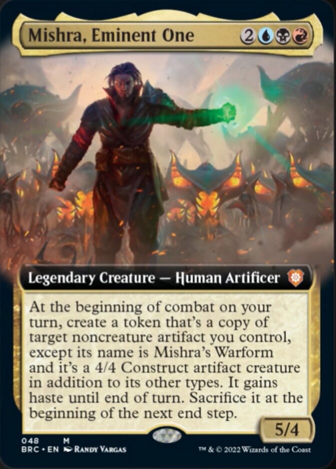 Mishra, Eminent One (Extended Art) [The Brothers' War Commander] | Devastation Store