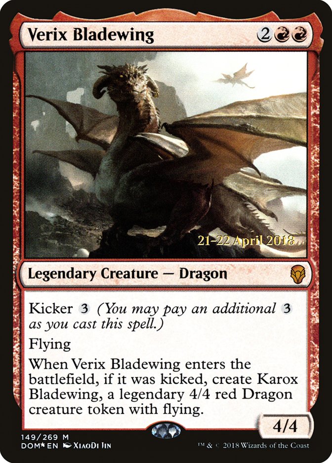 Verix Bladewing  [Dominaria Prerelease Promos] - Devastation Store | Devastation Store