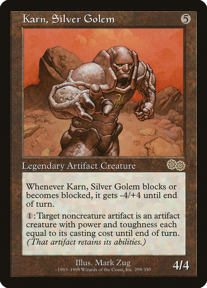 Karn, Silver Golem [Urza's Saga] - Devastation Store | Devastation Store