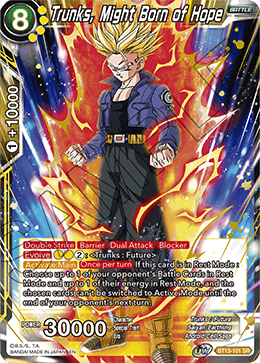 Trunks, Might Born of Hope [BT13-101] | Devastation Store