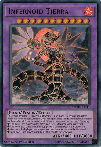 Infernoid Tierra [CORE-EN049] Ultra Rare | Devastation Store