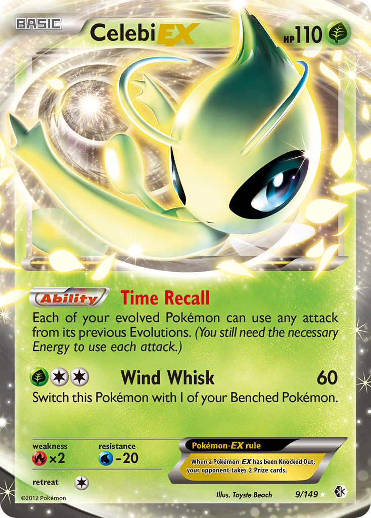 Celebi EX (9/149) [Black & White: Boundaries Crossed] | Devastation Store