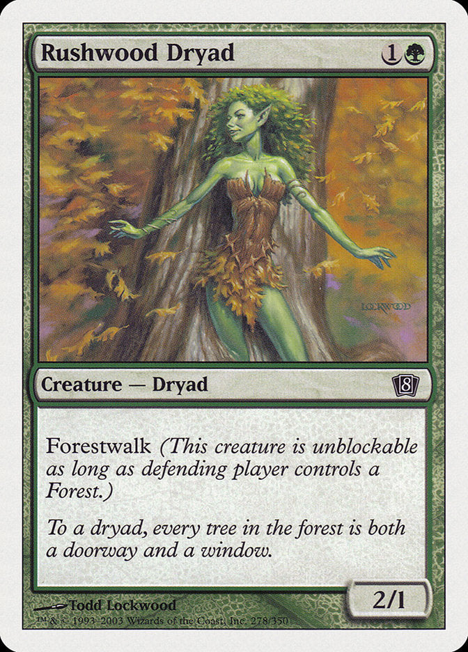 Rushwood Dryad [Eighth Edition] - Devastation Store | Devastation Store