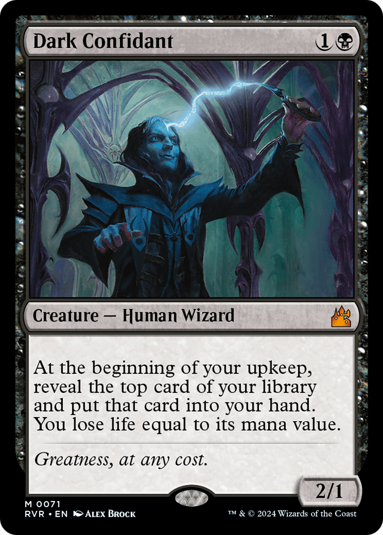 Dark Confidant [Ravnica Remastered] | Devastation Store