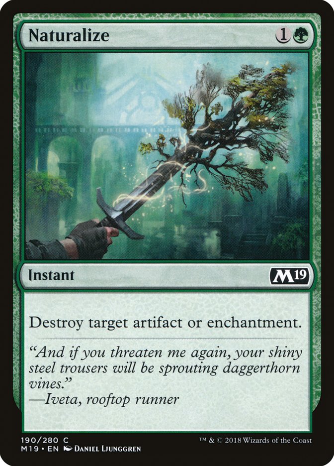 Naturalize [Core Set 2019] - Devastation Store | Devastation Store