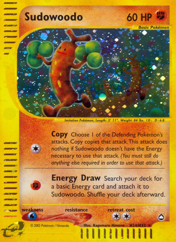 Sudowoodo (H24/H32) [Aquapolis] | Devastation Store
