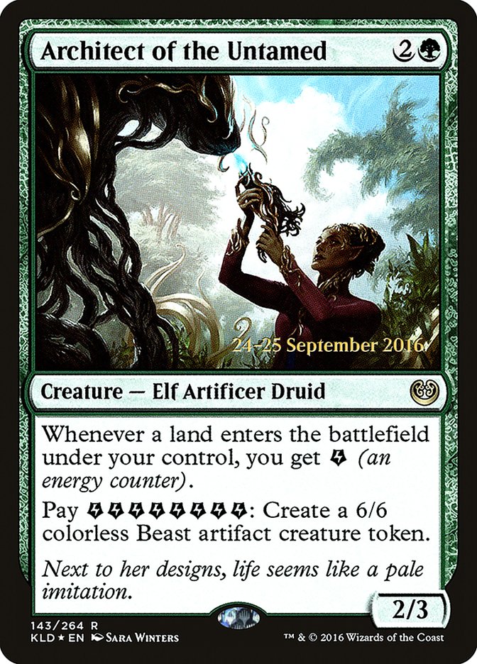 Architect of the Untamed  [Kaladesh Prerelease Promos] - Devastation Store | Devastation Store