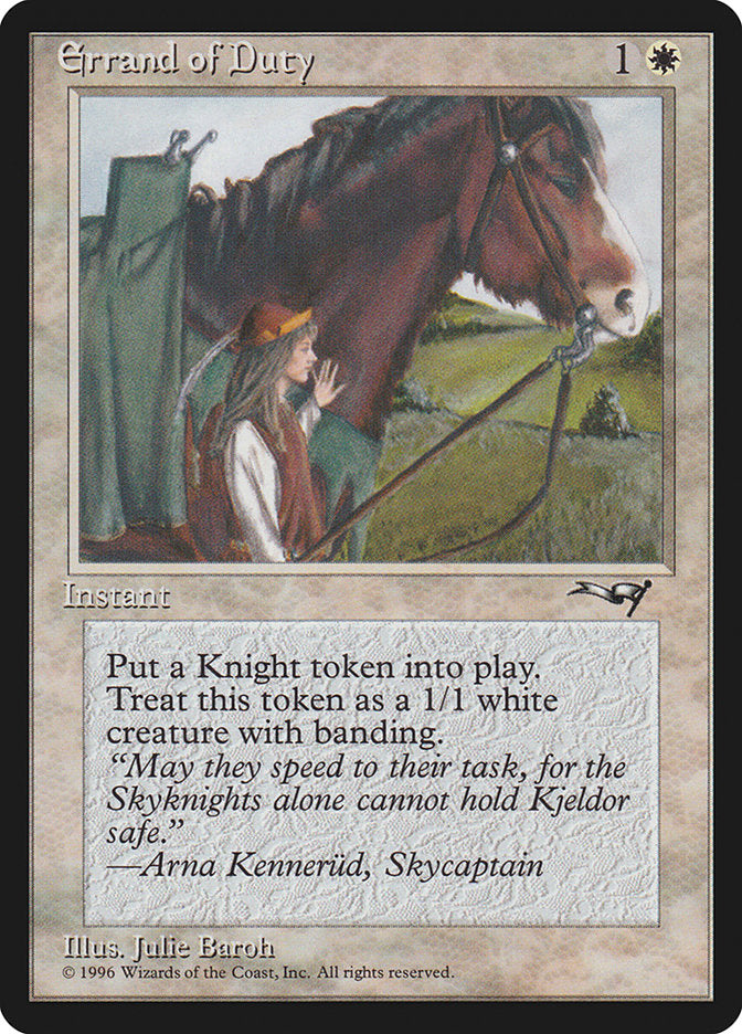 Errand of Duty (Horse) [Alliances] - Devastation Store | Devastation Store